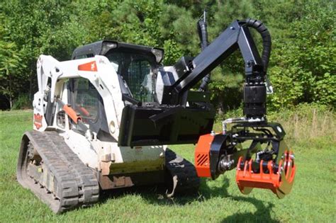 skid steer firewood grapple|skid steer grapple saw.